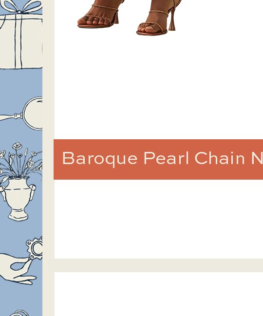 Baroque Pearl Chain Necklace