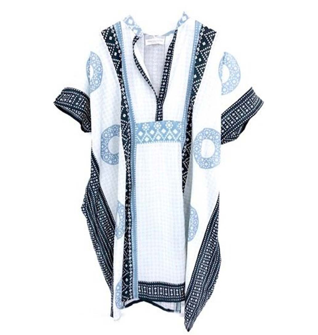 Cerulean Short Emerson Caftan