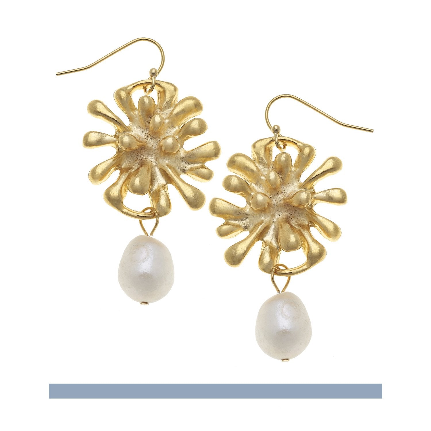Firecracker Pearl Drop Earrings