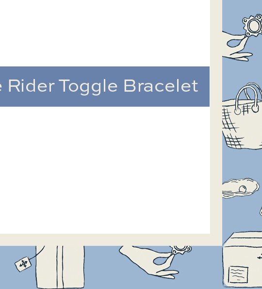 Horse Rider Toggle Bracelet