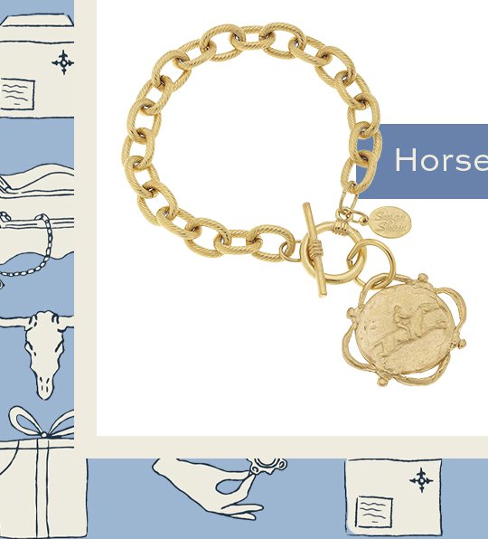 Horse Rider Toggle Bracelet