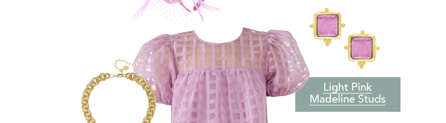 Light Pink Madeline Studs