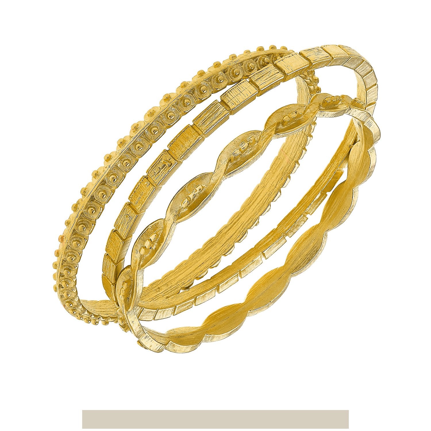 Mélange Bangles - Set of 3