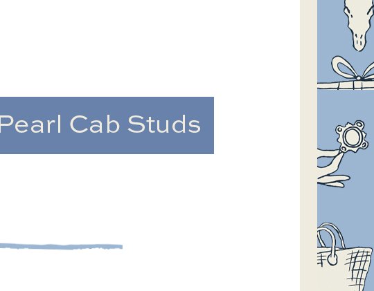 Pearl Cab Studs