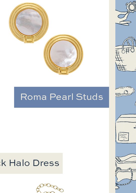 Roma Pearl Studs