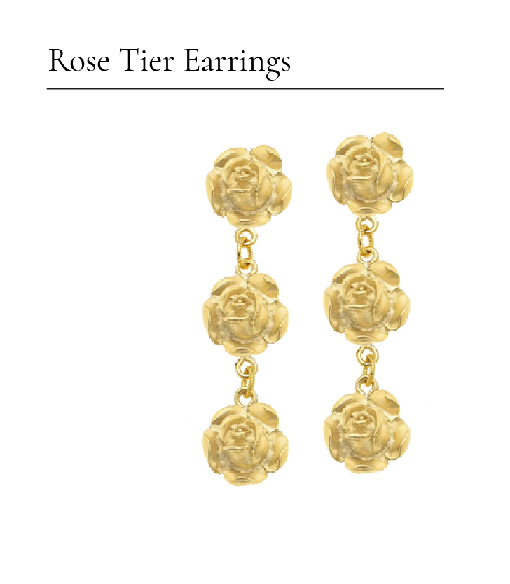 Rose Tier Earring