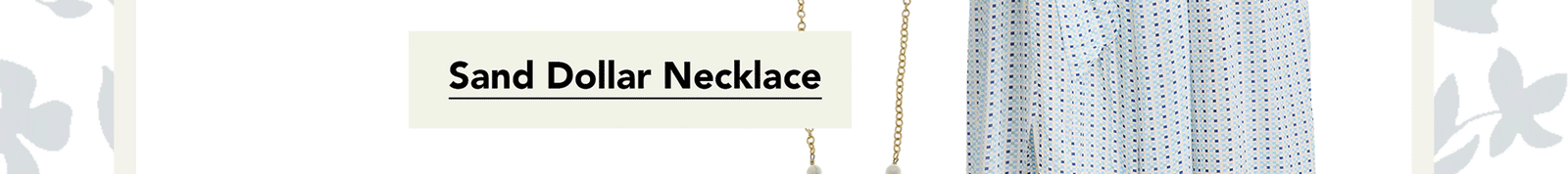 Sand Dollar Sea Glass Necklace
