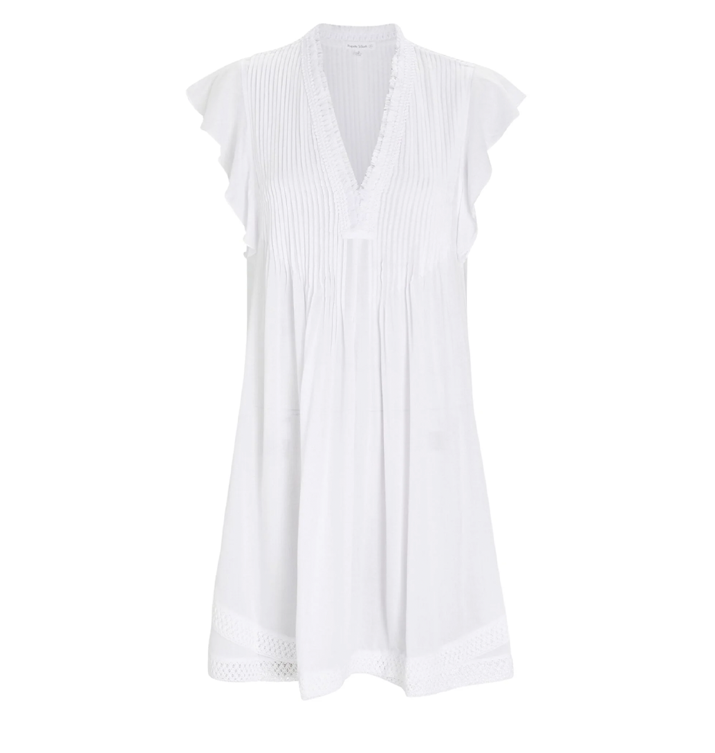 Sasha Lace-Trimmed Mini Dress