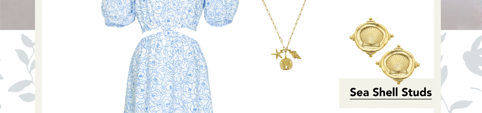 Shell Intaglio Studs