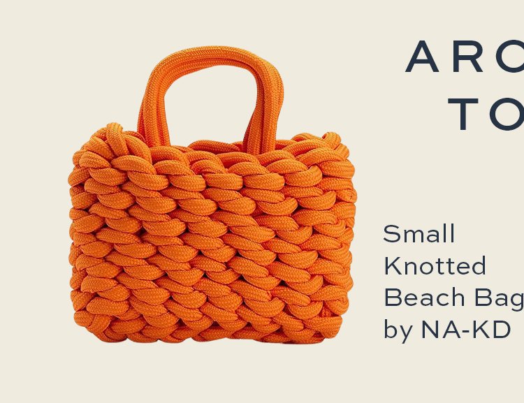 Small Knotted Beach Bag by NA-KD