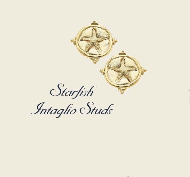 Starfish Intaglio Studs