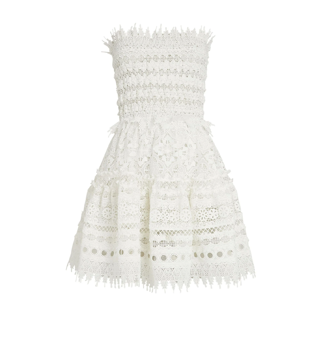 Vallarta Smocked Strapless Mini Dress