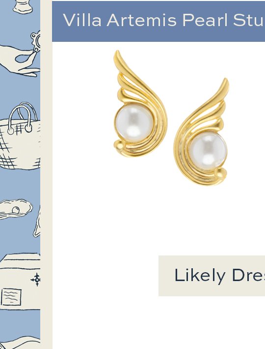 Villa Artemis Pearl Studs