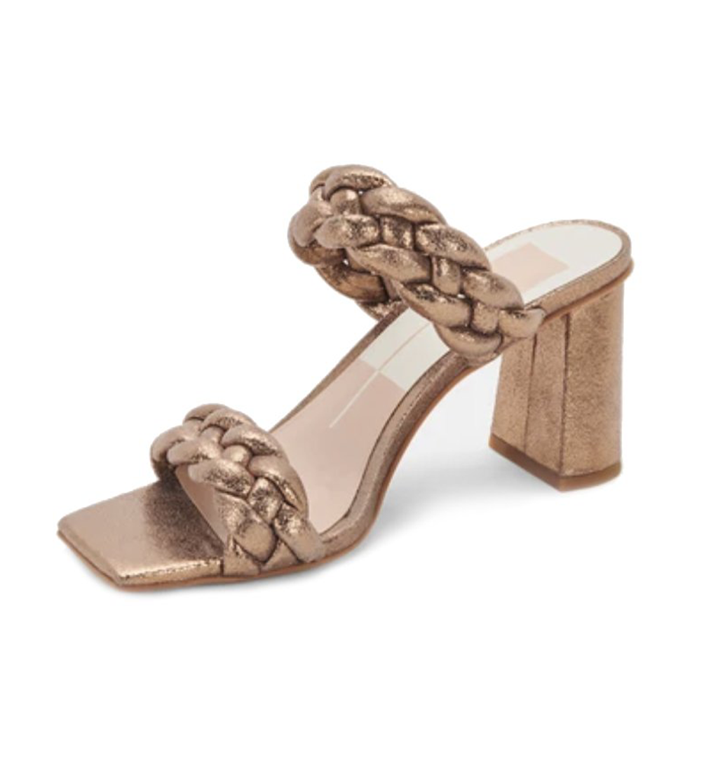 Greek Goddess Metallic Heels