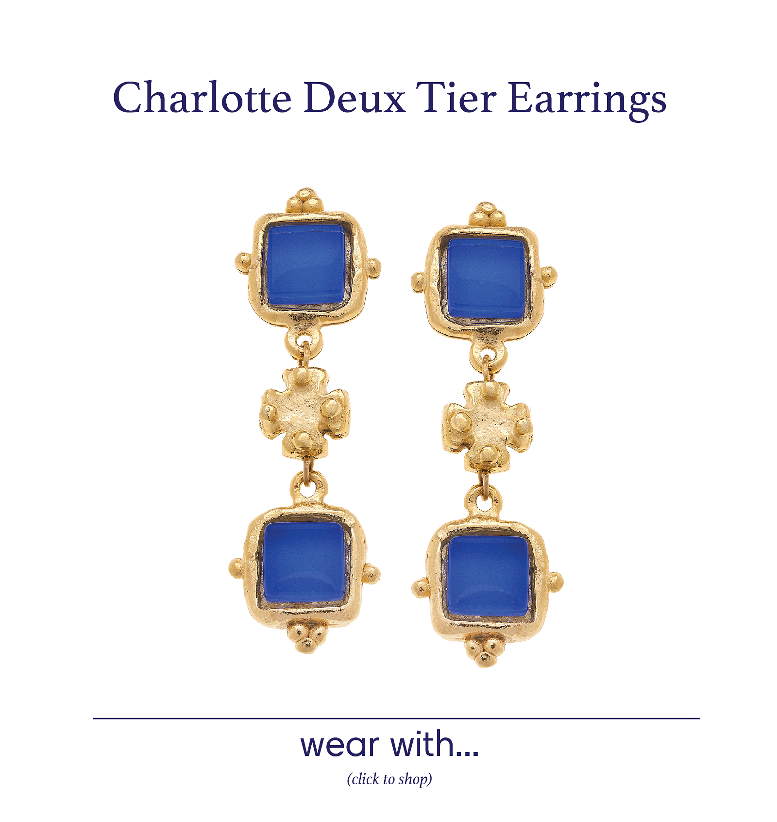 Charlotte Deux Tier Earrings