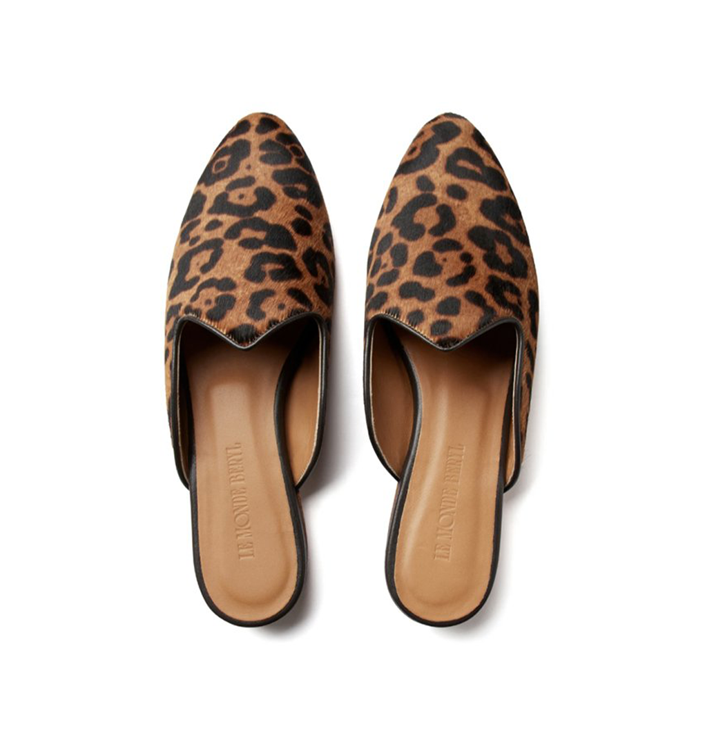 Venetian Mules Calf Hair Shoes