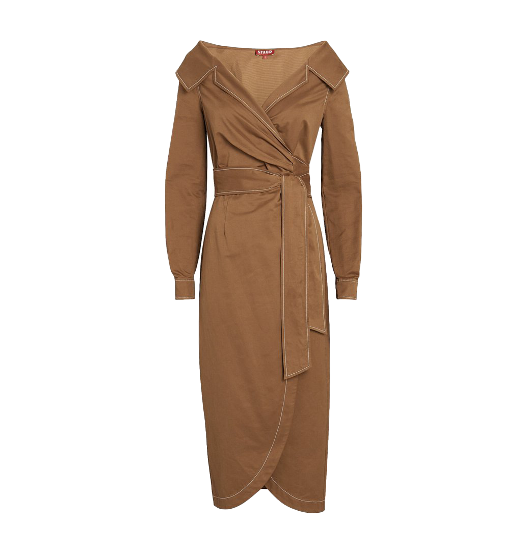 Jacklyn Midi Wrap Dress
