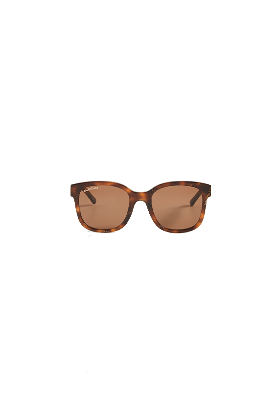 Blocked Oversized Squared Acetate Sunglasses